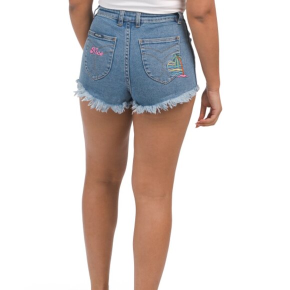 NEW ROLLAS Hightails Shorts Blue 161mn - Picture 2 of 2